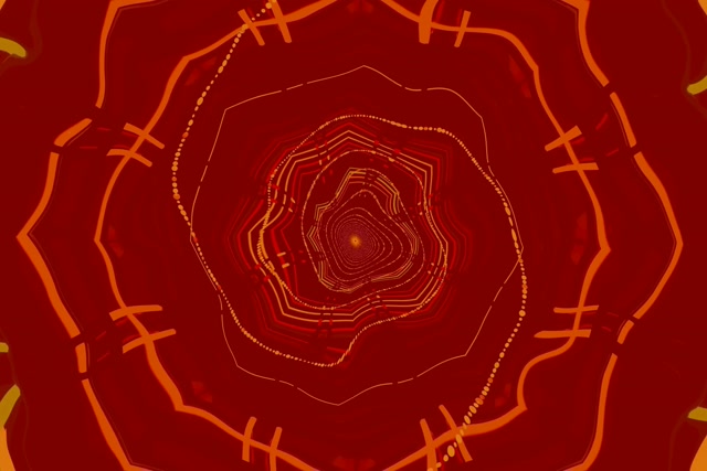 Neon Tunnel Spinning Polygon Vortex VJ Loop 3:2 Surface 60fps Screensaver