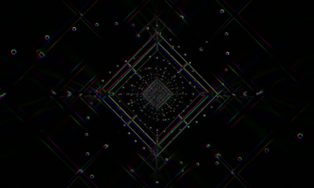 Neon Tunnel Diamond Vortex 5:3 Wide 60fps VJ Loop Screensaver