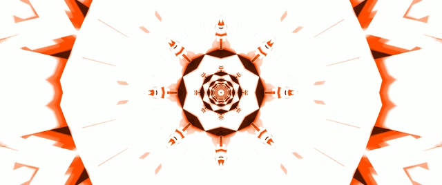 Red Kaleidoscope Neon Tunnel 2.39:1 Cinemascope 60fps Screensaver Vj Loop