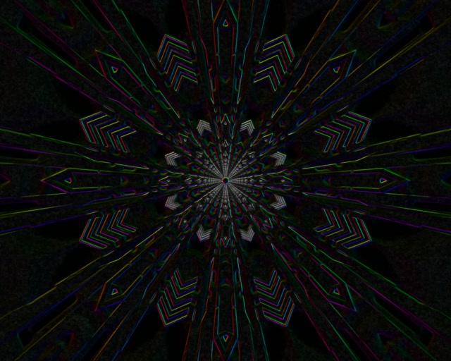 Neon Tunnel Kaleidoscope Vortex 5:4 Industrial 60fps Screensaver Loop