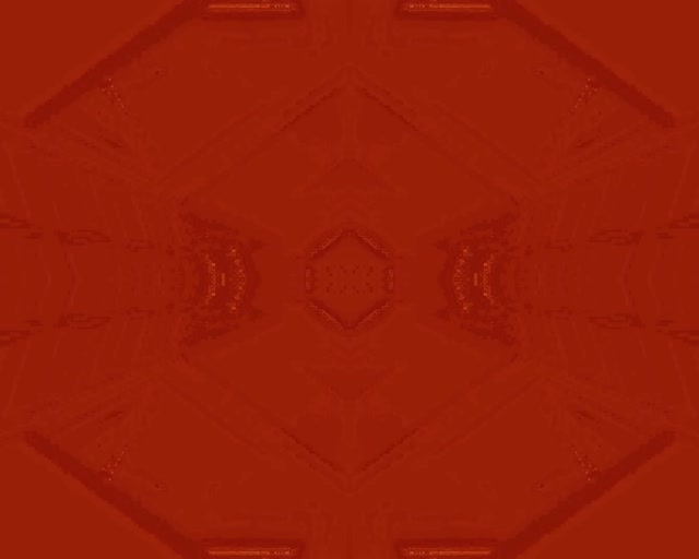 Red neon tunnel with geometric hexagon vortex 5:4 industrial 60fps screensaver VJ loop