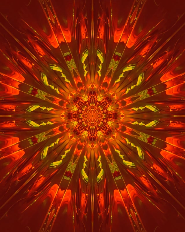 Neona Tunelis Uguns Kaleidoskopa Sprādziens VJ Loop 4:5 Instagram 60fps Ekrānsaudzētājs