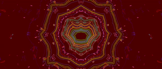 Neona Tunelis Kaleidoskops Virpulis 21:9 Ultrawide 60fps Ekrānsaudzētājs VJ Cilpa