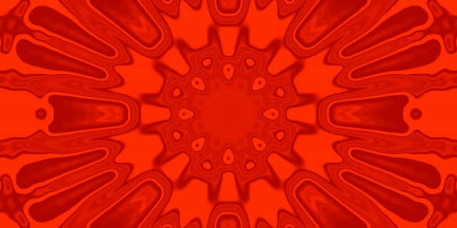 Neona Tunelis Sarkans Kaleidoskops Sprādziens VJ Loop 2:1 Univisium 60fps Ekrānsaudzētājs