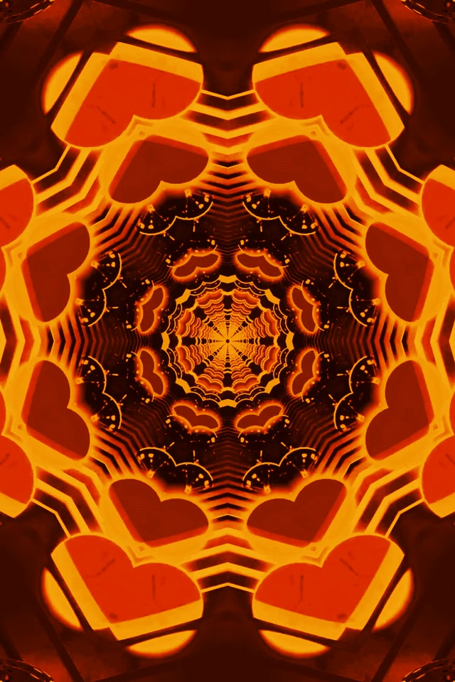 Neon tunelis uguns kaleidoskops virpulis 2:3 foto portrets 60fps ekrānsaudzētājs VJ Loop