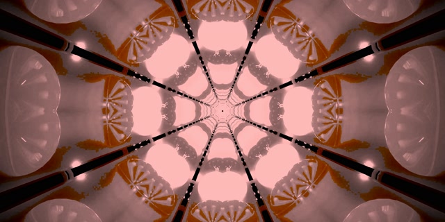 Neon Tunelis Sarkanais Tīkls Kaleidoskops VJ Loop 2:1 Univisium 60fps Ekrānsaudzētājs