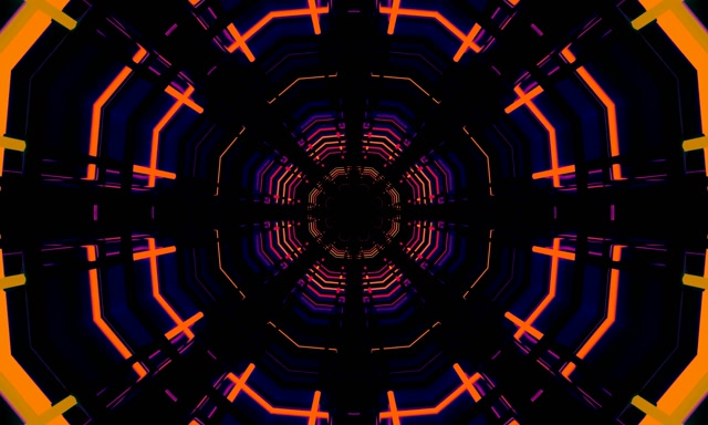 Neon Tunelis Astonstūra Režģis VJLoops 60fps 5:3 Plats Ekrānsaudzētājs