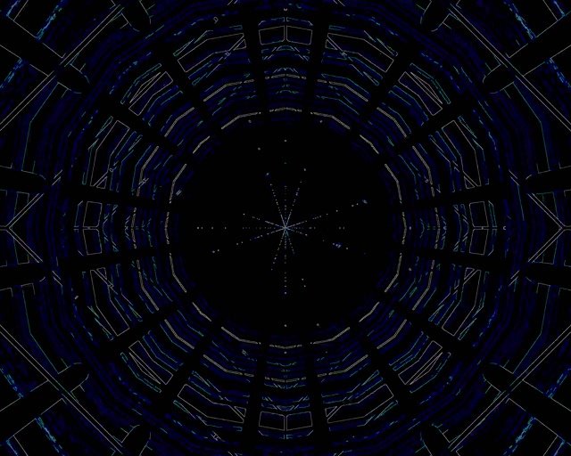 Neon Tunnel Diamond Vortex VJ Loop 5:4 Industrial 60fps Screensaver
