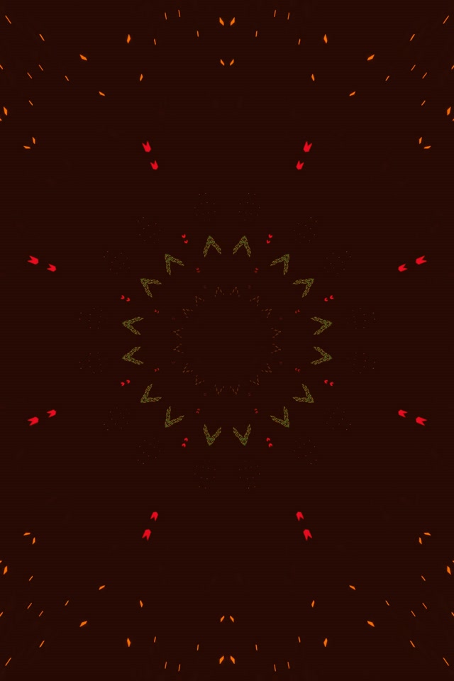 Neona Tunelis Sarkanā Kristāla Mandala VJ Loop 2:3 Foto Portrets 60fps Ekrānsaudzētājs