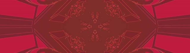 Sarkans Kaleidoskopa Neona Tunelis VJLoops 32:9 Super Ultrawide 60fps Ekrānsaudzētājs