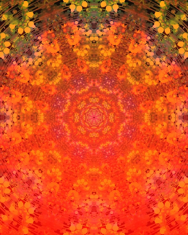 Neona Tunelis Starojošs Mandala Virpulis VJ Loop 4:5 Instagram 60fps Ekrānsaudzētājs