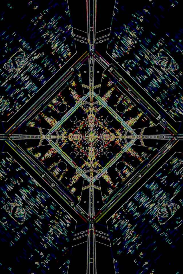 Neona Tunelis Ekrānsaudzētājs 60fps 2:3 photo portrait VJ Loop PC Laptop