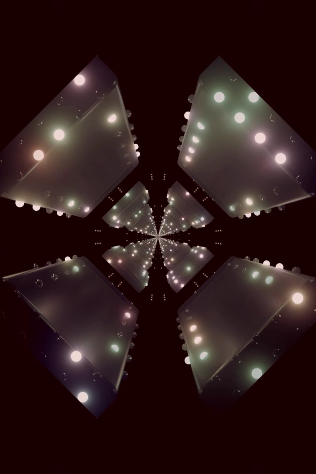 Neona Tuneļa Kaleidoskopa Spoguļa Sprādziens VJLoops 2:3 Foto Portrets 60fps Ekrānsaudzētājs