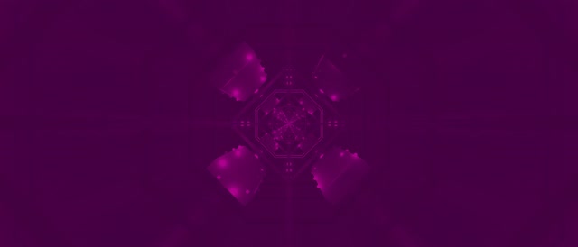 Violetais Neon Tunelis Fraktāls Ekrānsaudzētājs 21:9 Ultraplats 60fps VJ Loop