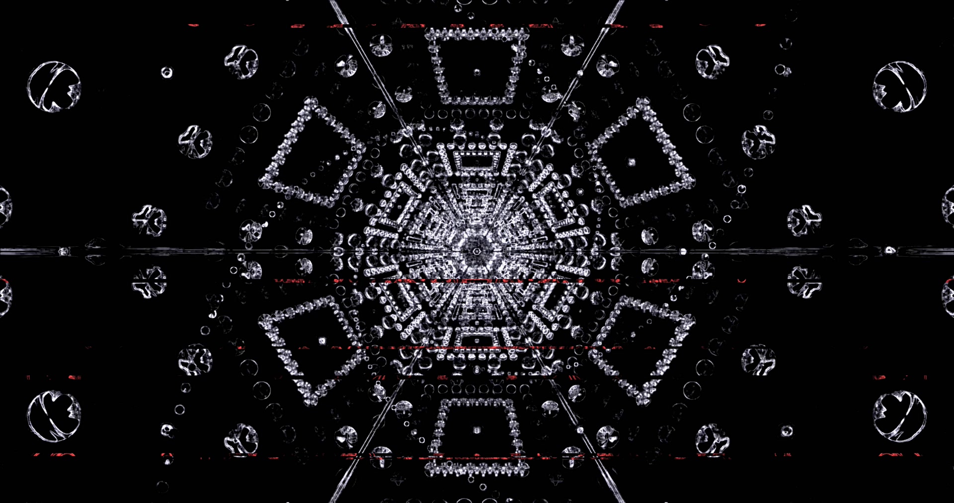 Кристален Неон Тунел Скринсејвер 4K UHD 60fps VJ Loop