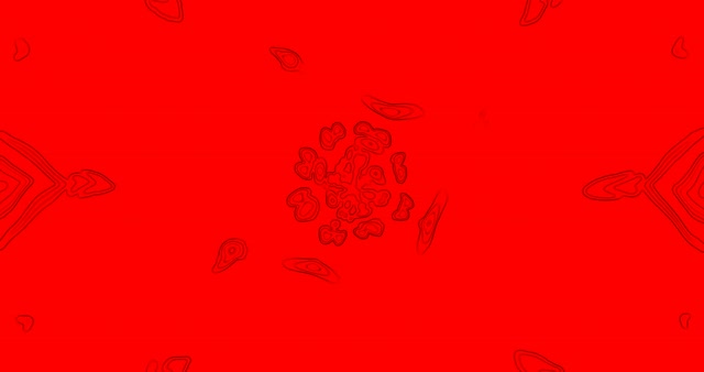 Живописна Црвена Апстрактна Позадина - Енергетска Цврста Боја VJLoops