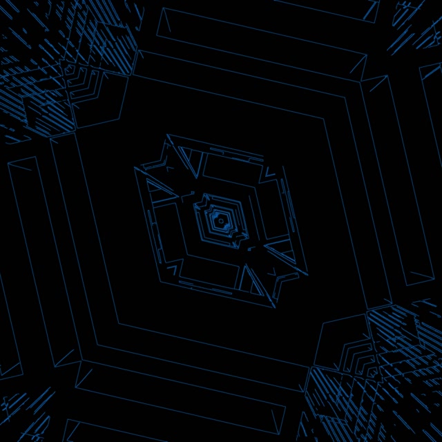 Neon Tunnel Pink Diamond Vortex Vj Loop 1:1 Square 60fps Screensaver