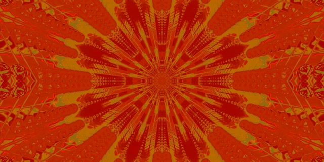 Neon Tunnel Kaleidoscope Burst VJ Loop 2:1 Univisium 60fps Screensaver