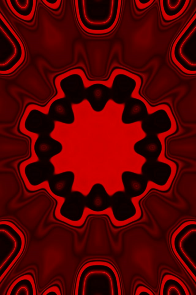 Pulsating Red Neon Tunnel 9:16 Reels 60fps Screensaver VJ Loop