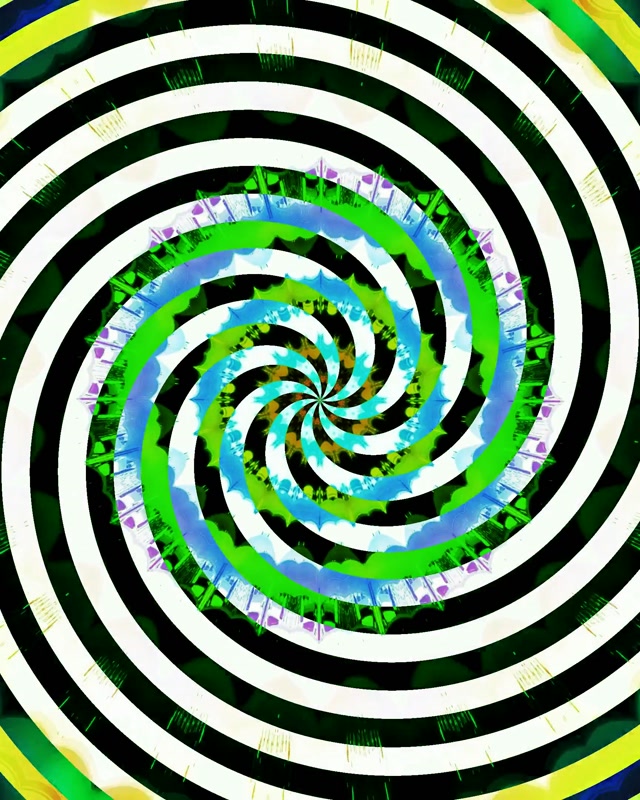 Spiraling Neon Tunnel Vortex | 4:5 Instagram 60fps Screensaver Loop