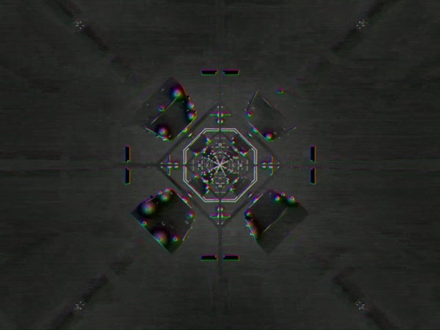 Neon Tunnel Kaleidoscope Vortex 4:3 Classic 60fps Screensaver VJ Loop