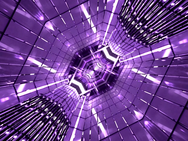 Виолетов Неонски Тунел Заштитник од Екран 4:3 Класичен 60fps VJ Loop PC Лаптоп