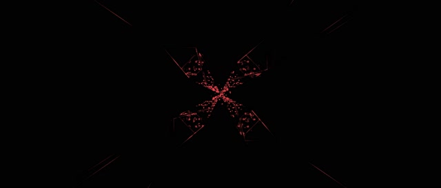 Red Radial Burst Neon Tunnel VJ Loop 21:9 Ultrawide 60fps Screensaver