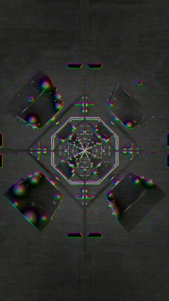 Neon Tunnel Kaleidoscope Vortex | 9:16 Reels 60fps Screensaver