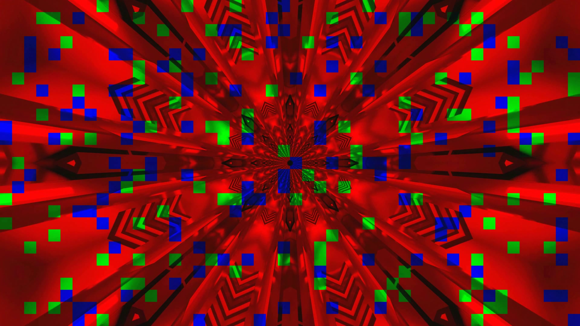 Terowong Neon Merah 4k UHD 60fps Screensaver VJ Loop PC Laptop