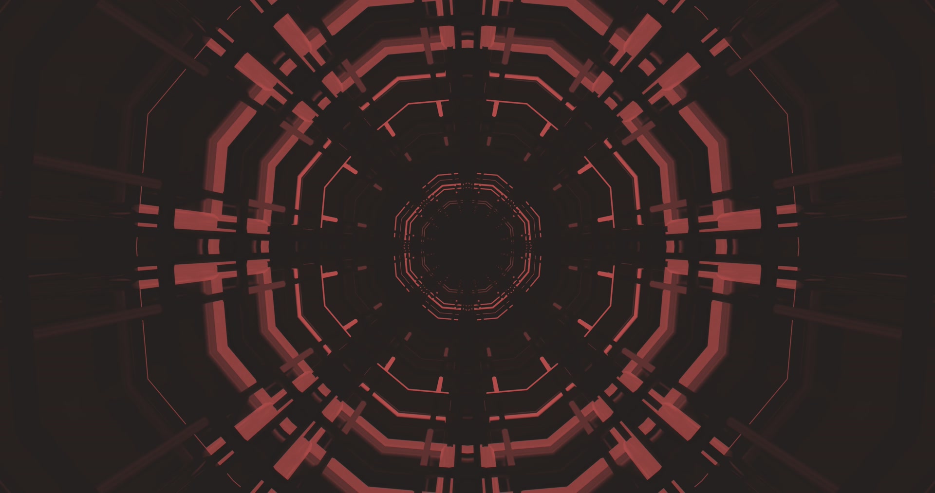 Terowong Neon Merah Screensaver 4K UHD 60fps VJ Loop PC