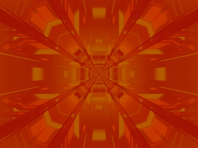 Neon Tunnel Golden Kaleidoscope Vj Loop 4:3 Classic 60fps Screensaver