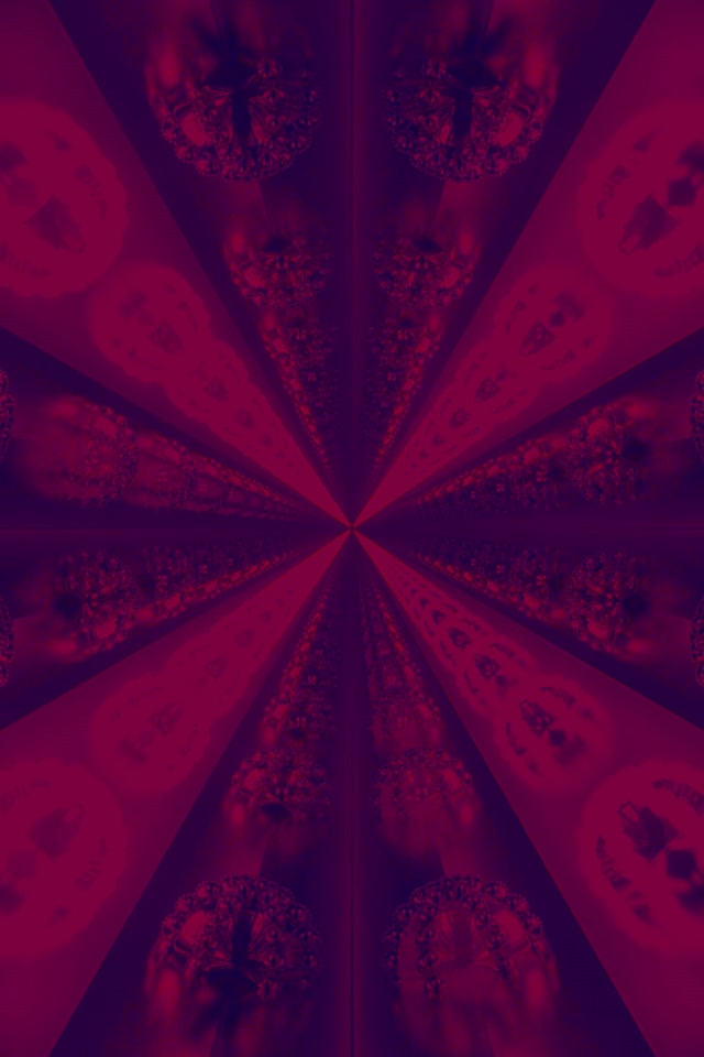 Red fractal neon tunnel vortex 2:3 portrait 60fps screensaver VJ loop