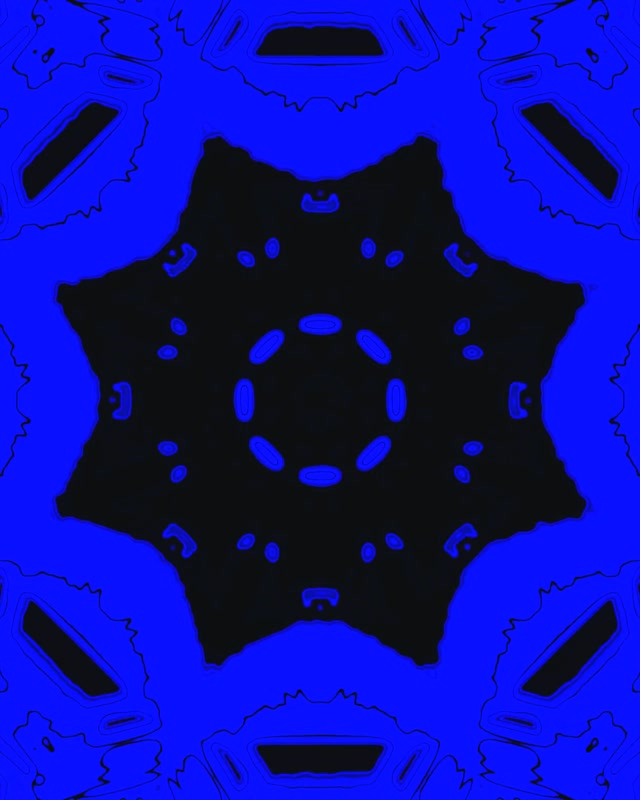 Penyelamat Skrin Terowong Neon Biru Hitam 60fps 4:5 Instagram VJLoops