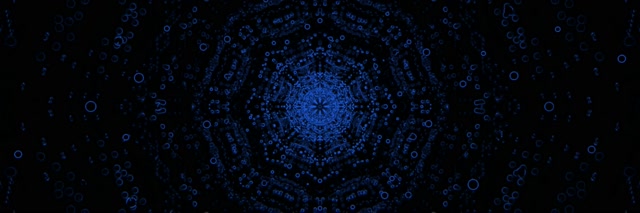 Terowong Neon Pink Vorteks Mandala Vj Loop 3:1 Triple Wide 60fps Penyelamat Skrin