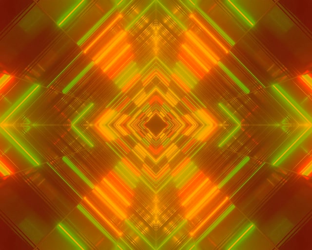 Neon Tunnel Diamond Vortex VJ Loop 5:4 Industrial 60fps Screensaver