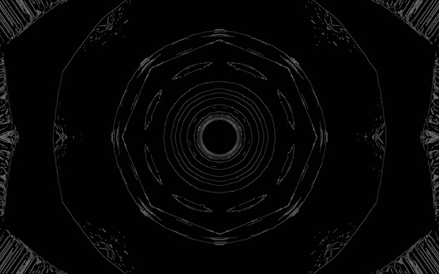 Neon Tunnel Radial Sun Loop 16:10 Macbook 60fps Screensaver Vj Loop