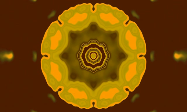 Terowong Neon Mandala Bintang 5:3 lebar 60fps Screensaver VJ loop