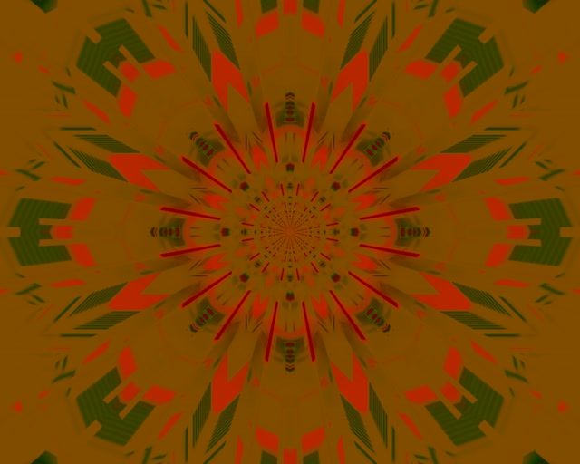 Terowong Neon Letupan Kaleidoskop VJLoops 5:4 perindustrian 60fps Penyelamat Skrin