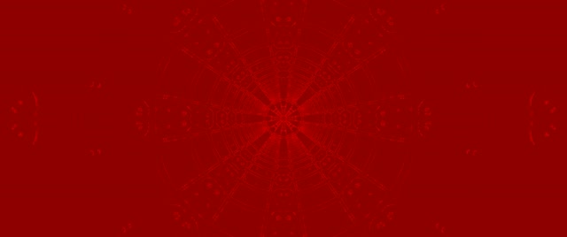 Mandala Merah Terowong Neon VJ Loop 2.39:1 Cinemascope 60fps Penyelamat Skrin