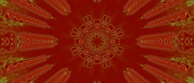 Terowong Neon Pancaran Kaleidoskop 21:9 Ultrawide 60fps Screensaver Vj Loop