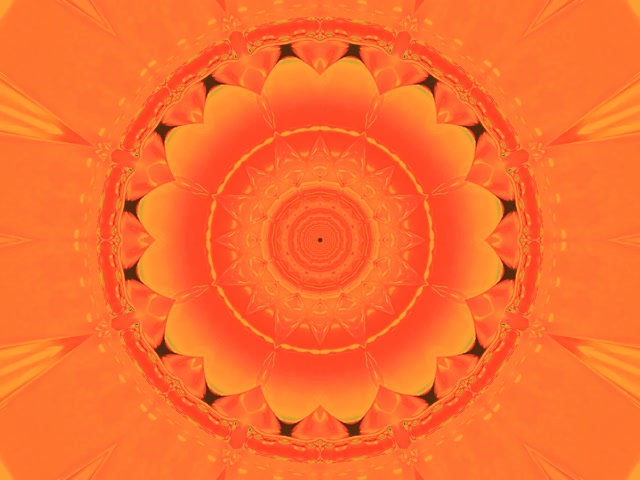 Terowong Neon Oren Mandala Screensaver 4:3 Classic 60fps VJ Loop PC