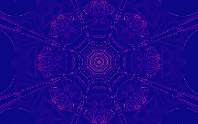 Neon Tunnel Ungu Kaleidoskop VJLoops 16:10 Macbook 60fps Screensaver