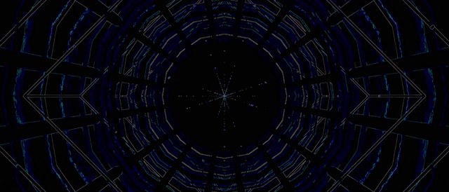 Pusaran Berlian Terowong Neon VJ Loop 21:9 Ultrawide 60fps Screensaver