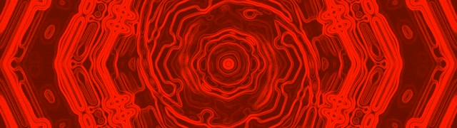 Terowong Neon Merah Oktagon Vorteks 32:9 Super Ultrawide 60fps Screensaver VJ Loop