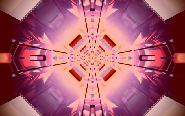 Terowong Neon Kaleidoskop Letupan VJ Loop 60fps 16:10 MacBook Screensaver