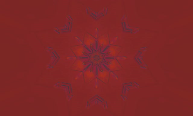 Terowong Neon Kepingan Salji Merah Mandala Vj Loop 5:3 wide 60fps Screensaver