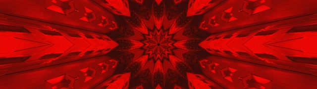 Terowong Neon Merah Kaleidoskop Penyelamat Skrin 32:9 Super Ultrawide 60fps VJ Loop