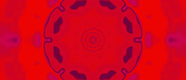 Terowong Neon Merah Kaleidoskop VJ Loop 21:9 Ultrawide 60fps Screensaver