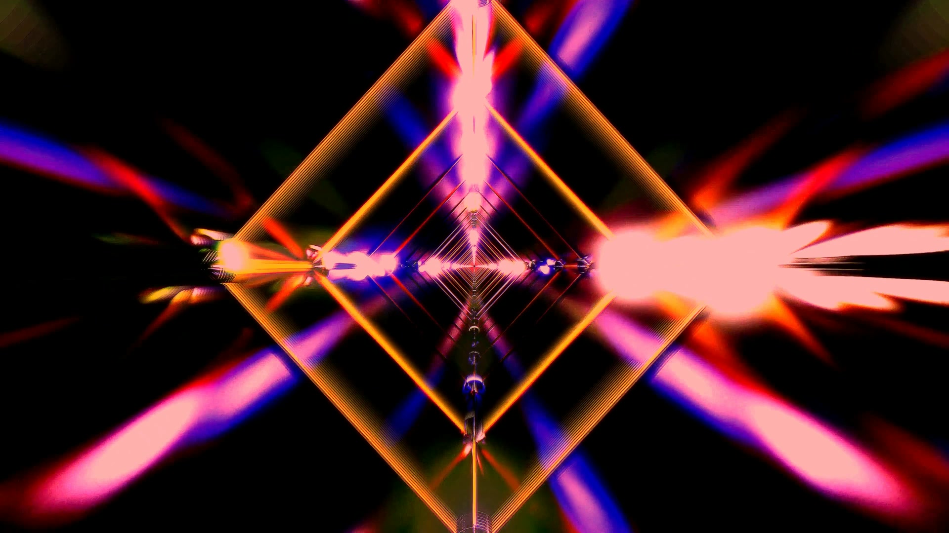 Neon Tunnel Animation 4K UHD 60fps Screensaver Windows Laptop VJ