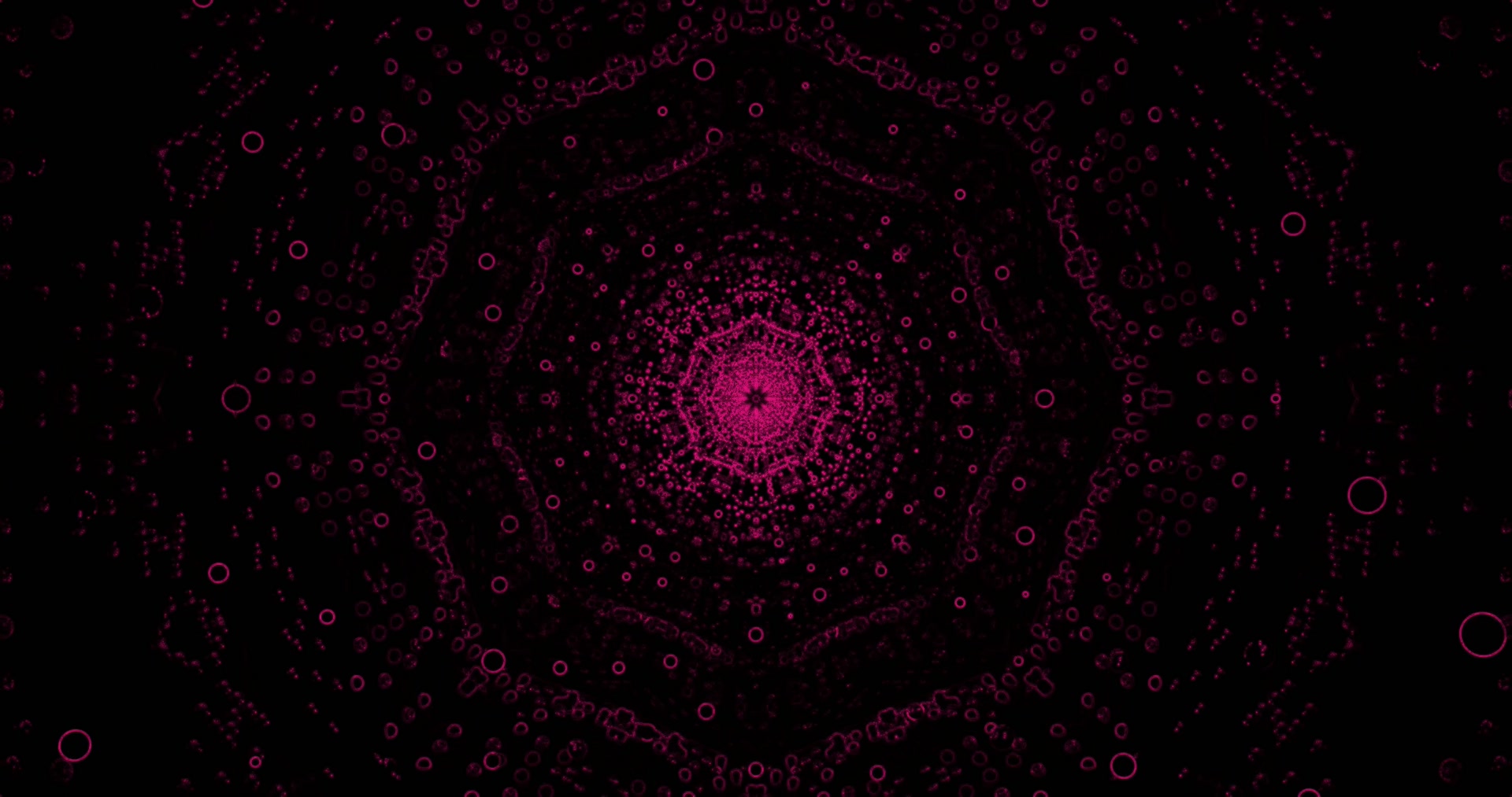 Roze Neon Tunnel Schermbeveiliging 4K UHD 60fps VJ Loop